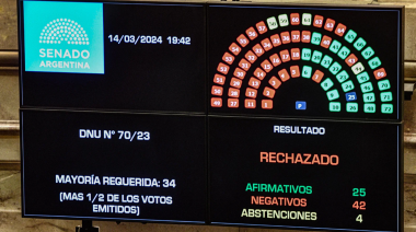 El Senado rechazó el megaDNU y ahora define Diputados